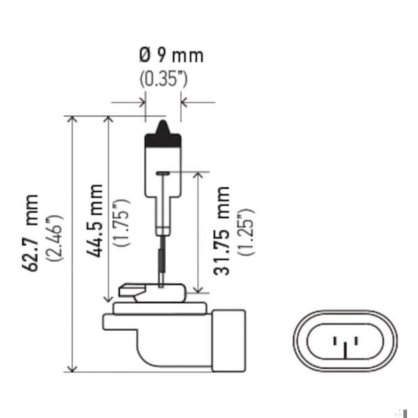 Hella Bulb 881 12V 27W Pgj Bulbs, 881 881 - main